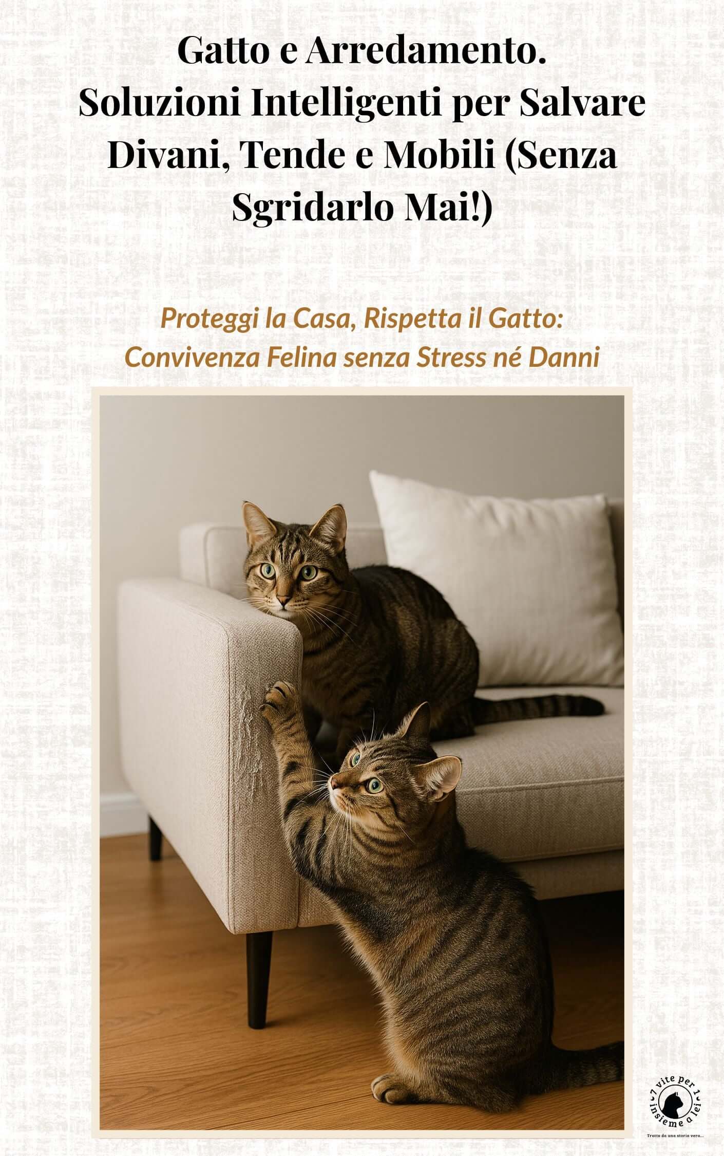 🛋️ Gatto e arredamento. Salva divani e mobili senza sgridarlo