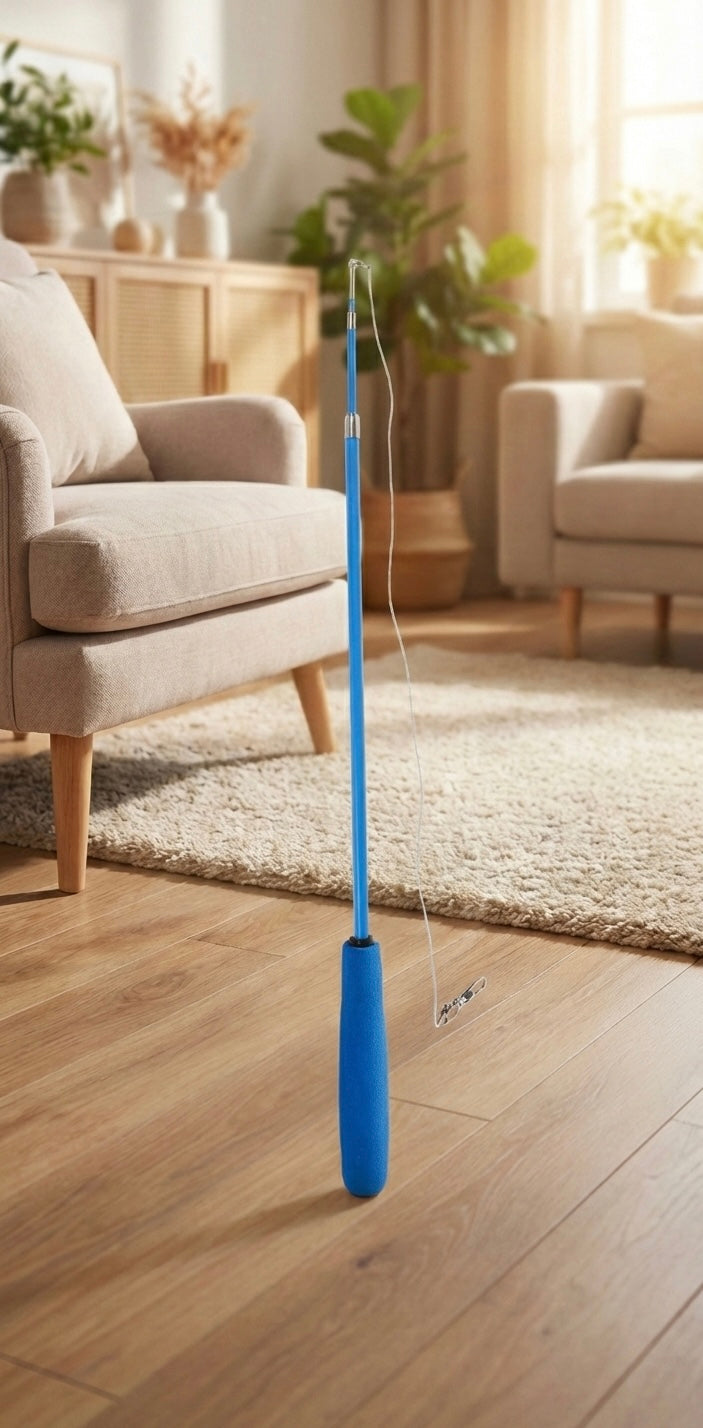 Set giochi interattivi per gatti con piume e bacchetta