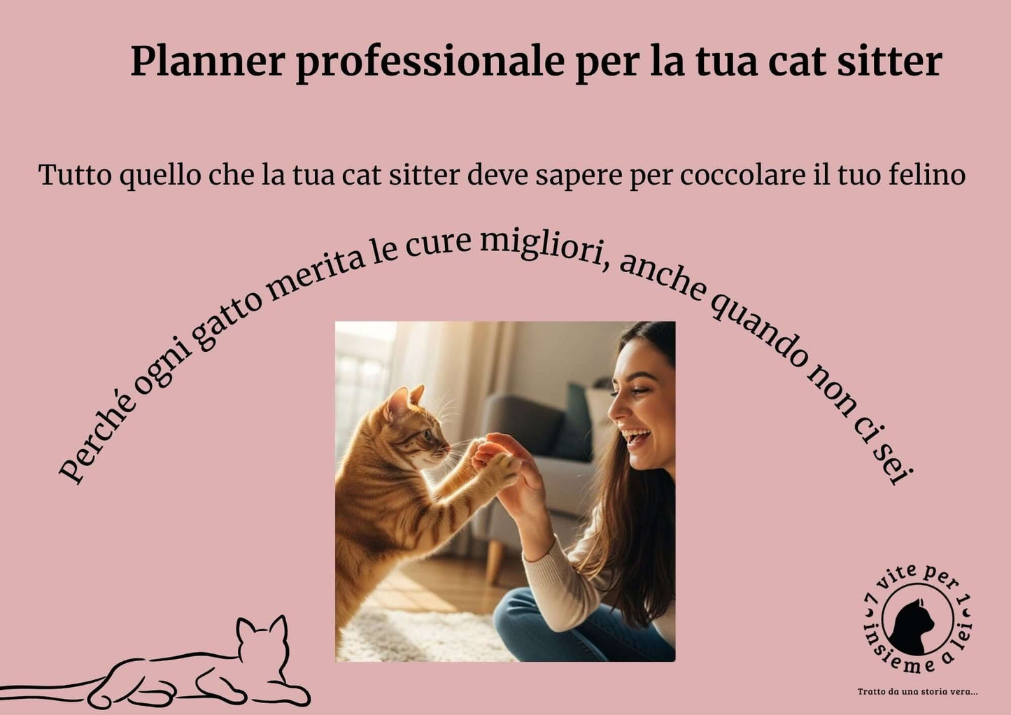 Planner professionale per la tua cat sitter – Tutto quello che deve sapere per coccolare il tuo gatto
