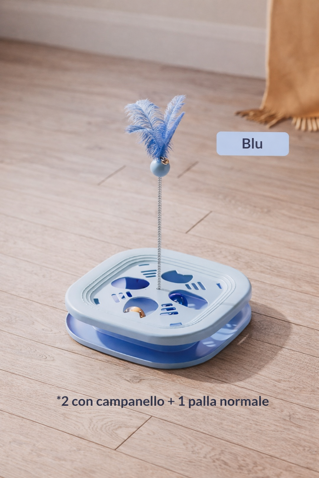 Gioco interattivo per gatti. Stimolazione mentale e divertimento quotidiano