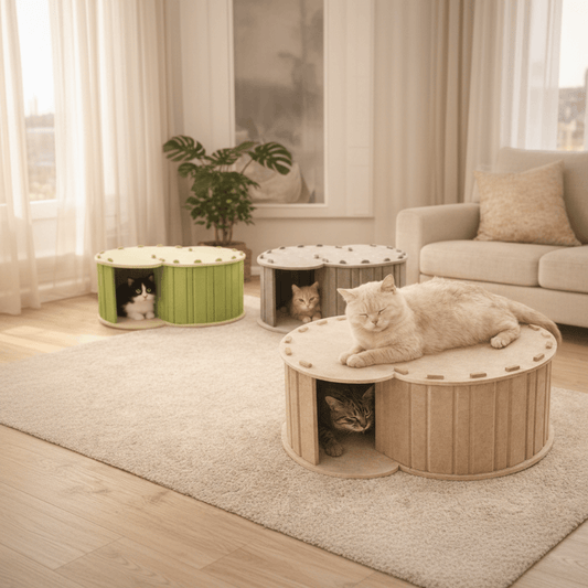 Casette pieghevoli per gatti versione premium