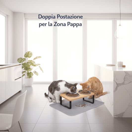 Doppia postazione formato quadrato