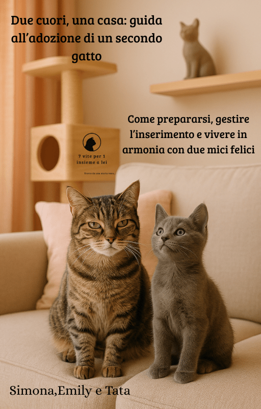 Due cuori, una casa – Guida all’adozione di un secondo gatto ✨ - 7 vite per 1 insieme a lei 🐾Due cuori, una casa – Guida all’adozione di un secondo gatto ✨E - bookSimona magri7 vite per 1 insieme a lei 🐾Due cuori, una casa – Guida all’adozione di un secondo gatto ✨