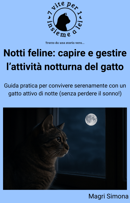 Copertina gestione attività notturna gatti domestici di Simona Magri